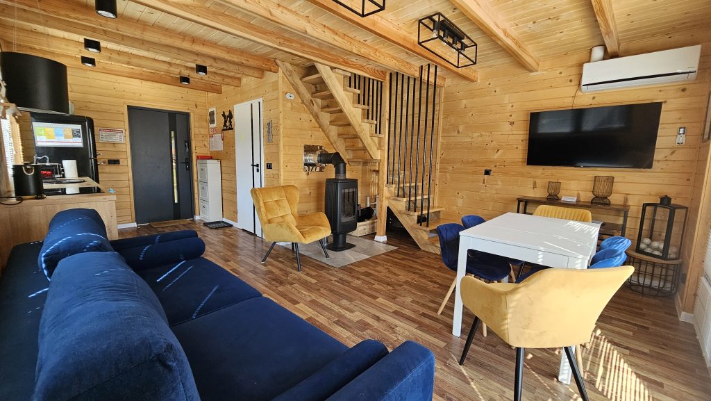 Wnętrze domku Królikowych Chat